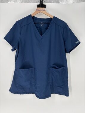 Med Couture insight xl navy blue scrub top